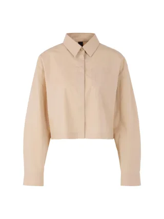 Marc Cain Sports - Kurze Bluse Rethink Together light stone - Gr. - 42