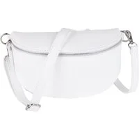 MIRROSI Bauchtasche Damen, Echtleder, Leder, Made in Italy, Umhängetasche, Brusttasche, (Schultertasche für jeden Anlass (1 Tasche & 1 Gurt), 3 Größen auswählbar), Crossbody Bag, Damen Taschen verstellbaren Schulterriemen