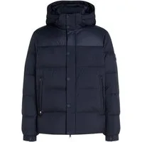 Tommy Hilfiger Steppjacke MIX DOWN HOODED PUFFER JACKET mit abnehmbarer Kapuze
