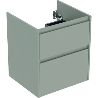 Geberit Ersatzteile Unterschrank für Möbelwaschtisch, 2 Schubladen B:55cm, salbeigrün, 246350IK1 246350IK1