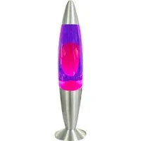 BLULAXA LED Lavalampe BLULAXA LED-Lava-Tischleuchte, 49984, 20W, 34 cm, rosa/lila