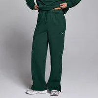 MP Damen Basics Jogginghose mit geradem Bein – Dunkles Smaragdgrün - S