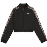 PUMA Sweatjacke T7 Animal Relaxed Trainingsjacke Mädchen