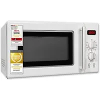 exquisit Mikrowelle, Grill, Mikrowelle, 20,00 l, attraktives Retro-Design mit praktischer Grillfunktion und Display