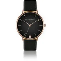 AMELIA PARKER Quarzuhr AA3-S028R Midnight Moon Black Leather