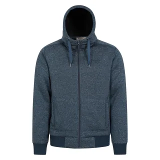 Mountain Warehouse Herren Nevis II Kunstpelz Hoodie (dunkelblau)