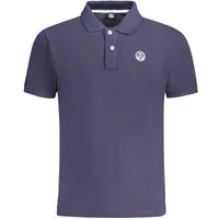 North Sails Poloshirt Herren Poloshirt Blau – Kurzarm, 2 Knöpfe