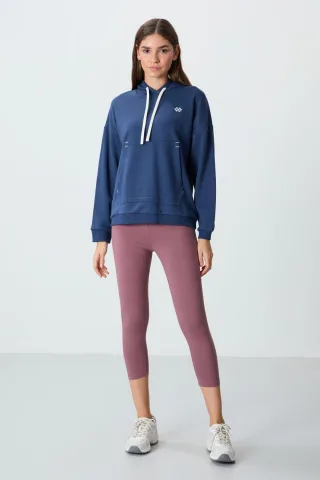 Hochtaillierte Capri-Leggings