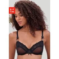Nuance by Lascana Bügel-BH mit dekorativer Schnürung und Zierschleifen, verführerische Dessous