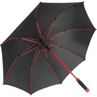 iX-brella Stockregenschirm XXL Golf Fiberglas Automatik mit farbigem Gestell, einzigartig