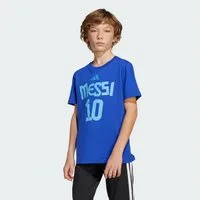 adidas Performance T-Shirt MESSI NAME AND NUMBER GRAPHIC KIDS T-SHIRT (1-tlg)
