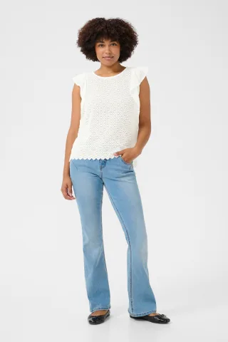 Ärmellose Bluse Regular fit Snow White
