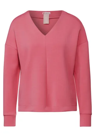 Street One - Silk-Look Shirt pink - Gr. - 38