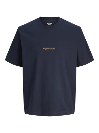 JACK&JONES - JORNORREBRO EMB TEE SS CREW NECK NOOS Sky Captain - Gr. - XL