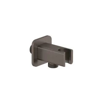 KLUDI-A-QA Wandanschluss und Brausehalter softedge Brushed Gunmetal 65568N2-00