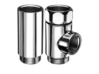 Schell T-und Distanzstück mit Überwurfmutter 3/4" chrom 041010699