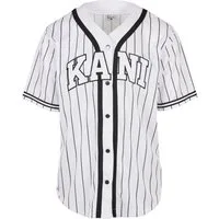 Karl Kani Funktionshemd Karl Kani Herren KM221-115-2 Serif Pinstripe Baseball Shirt (1-tlg)