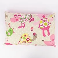SCHÖNER LEBEN. Dekokissen Wendekissenhülle für Kinder Amelie & Friends Dinky Dots sand 40x60cm