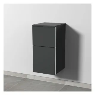 Sanipa 3way Unterschrank mit 2 Auszügen, Anthrazit-Matt, BR14222 BR14222