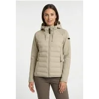 Icepeak Hybridjacke ICEPEAK ASHBURN mit fester Kapuze und Kordelzügen, aus 4-Wege-Stretch-Material