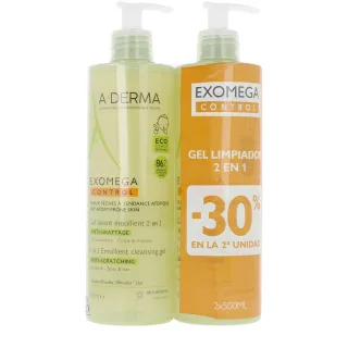 Exomega Control Emollient Gel 2in1 Packung 2 X 500 ml