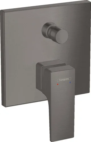 Hansgrohe Wannenmischer Unterputz Metropol Fertigset Brushed Black, 32545340 32545340