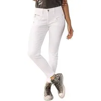 Freeman T. Porter 7/8-Hose Alexa High Waist Cropped Super Stretch Denim white High Waist