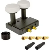 PremiumX Monoblock Twin LNB 0,1dB Astra 19,2° Hotbird 13° HDTV FullHD Monoblock-LNB