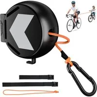 AFKSMILE Abschleppseil Abschleppseil Fahrrad Kinder, 2M Einziehbares Fahrrad Zugseil Kinder, Automatisch Einziehbar Eltern Kind Fahrrad Abschleppseil für Lenker
