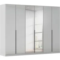 OTTO home Drehtürenschrank Kleiderschrank Kleiderschränke Schrank Garderobe AGORDO mit Glasfront (in zwei Griff-Farben, Breiten 91-405 cm) durchdachte Innenausstattung, in 8 Breiten und 2 Höhen MADE IN GERMANY