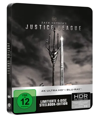 Zack Snyder?s Justice League - limited Steelbook [4k UHD +Blu-ray]
