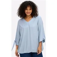 Sheego Klassische Bluse Tunika 3/4-Arm