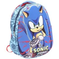 Sonic The Hedgehog Kinderrucksack 3D-Schulrucksack – Ideal für Schulkinder und Fans des rasanten Igel