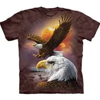 The Mountain T-Shirt Eagle & Clouds
