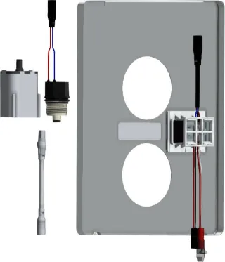 KWC Aquarotter Hygieneeinheit, F5, für Duscharmatur m. Thermostat, hydr., 2030041523 2030041523
