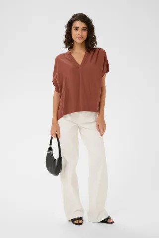 Kurzarm-Bluse KAgina Kurzarm-Bluse Loose fit