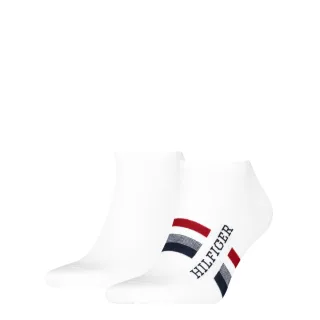 Tommy Hilfiger - Sneaker Socken mit Logo im 2er-Pack weiß - Gr. - 46