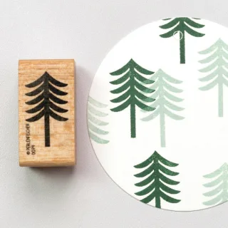 Perlenfischer Stempel Winter: SPITZTANNE