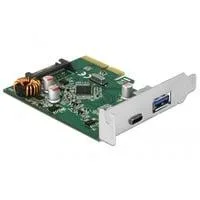 PCIe >1x USB C + 1x USB A, USB-Controller