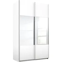 rauch Schwebetürenschrank Quadra mit Spiegelelementen