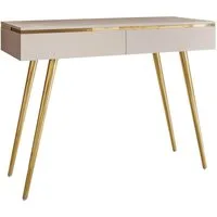 Lookway Konsolentisch AURORA-S Konsole mit Schubladen Kaschmir Stehend