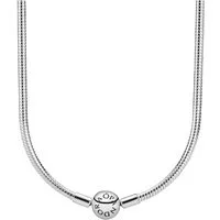 Pandora Kette ohne Anhänger Halskette Damen mit Kugelverschluss Silber 590742HV 45 cm