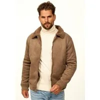 OneRedox Blouson als Weiche Übergangsjacke in Lammfell-Optik Herren Blousonjacke als Winterjacke Bomberjacke