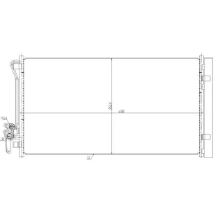 NRF Klimakondensator + Trockner Land Rover Discovery Range 2,0 350479
