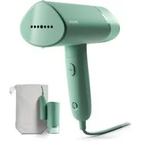 Philips Dampfbürste STH3010 "Traveller", 100 ml abnehmbarer Wassertank, 1000 W, kompakter und einklappbarer Steamer, Aufbewahrungstasche inkl.
