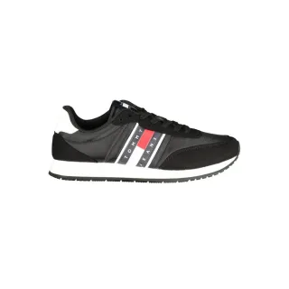 Tommy Hilfiger Schwarze Polyurethan Herren Sneaker