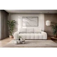 OTTO home 3-Sitzer AZITA optionale Schlafsofa mit Bettkasten, Breite 253cm, Sofa mit Wellenunterfederung, Bubble-Optik, Verlässliche Qualität