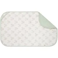 Hauck Wickelauflage Disney Mickey - Light Beige, 2in1 Auflage / Topper & Handtuch für Wickeltisch - waschbar bei 60° C