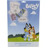 Bluey Malbuch Ausmalset im Umschlag 2 Malbücher A4 A5 je 16 Bilder