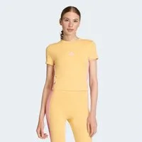 adidas Sportswear T-Shirt ESSENTIALS 3-STREIFEN SLIM BABY schmale Passform, Rundhalsausschnitt, mit Elasthan-Anteil